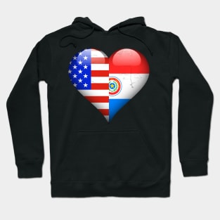 Half American Half Paraguayan - Gift for Paraguayan From Paraguay Hoodie